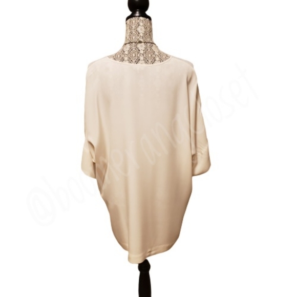 Go Silk by Neiman Marcus Dolman-Sleeve Silk Blouse - Picture 3 of 6